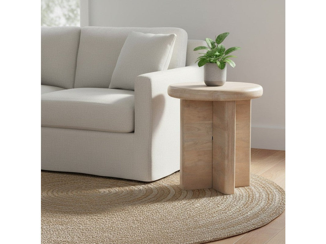 Mercer Tan End Table - Ornate Home