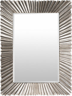 Mercier Silver Gray Mirror - Ornate Home