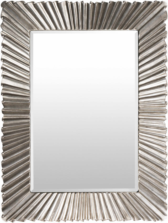 Mercier Silver Gray Mirror - Ornate Home