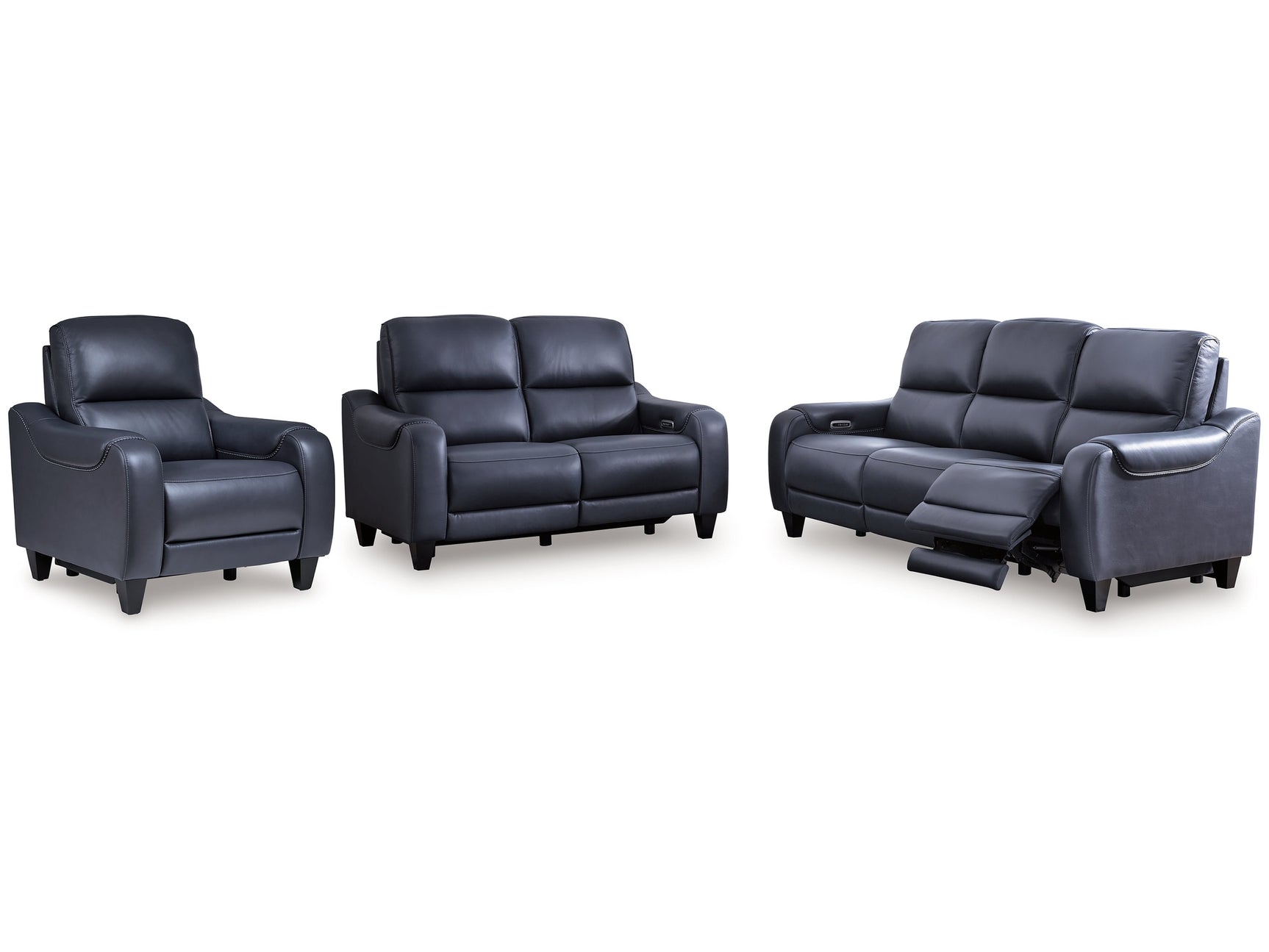 Mercomatic Ocean Power Reclining Sofa, Loveseat and Recliner - Ornate Home