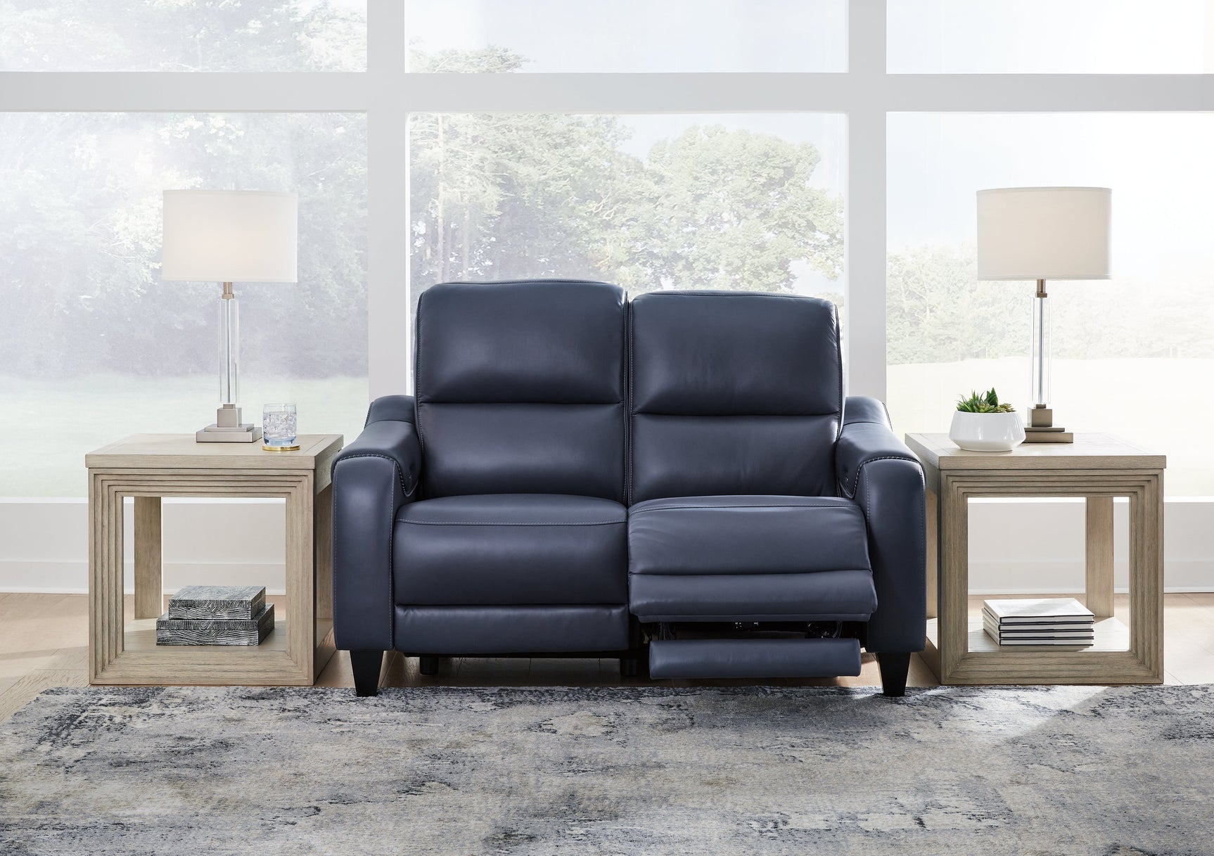 Mercomatic Ocean Power Reclining Sofa and Loveseat - Ornate Home