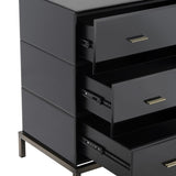 Mercury Black Chest - Ornate Home