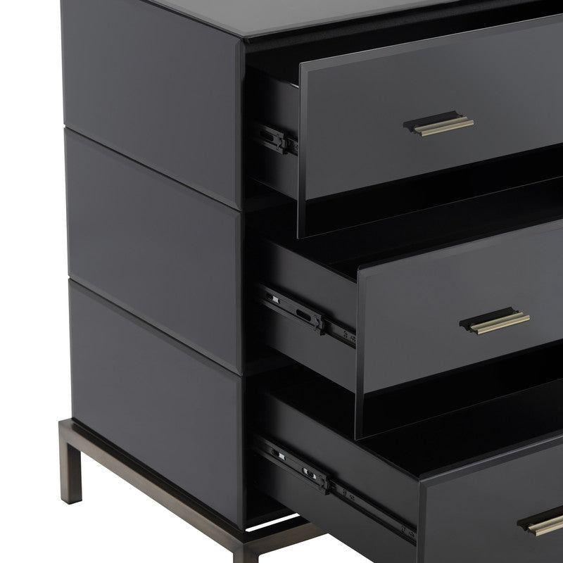 Mercury Black Chest - Ornate Home