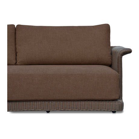 Meredith Brown Outdoor Sofa - Ornate Home