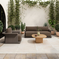 Meredith Brown Outdoor Sofa - Ornate Home