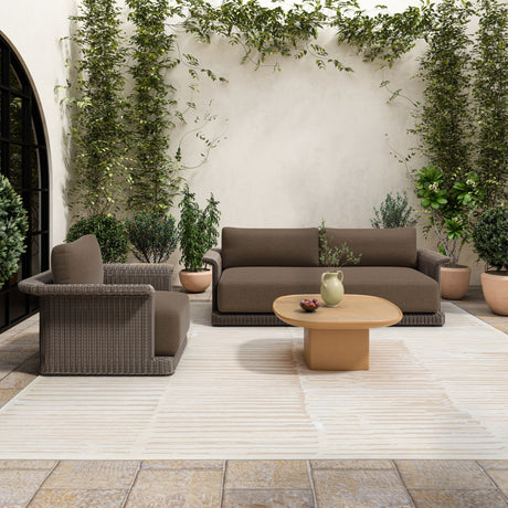 Meredith Brown Outdoor Sofa - Ornate Home