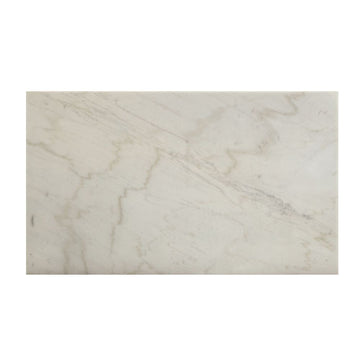 Merel White Marble & Gray Oak Dining Table - Ornate Home