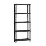 Meridian Black 4 Shelf Etagere - Ornate Home