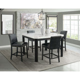 Meridian Black Counter Side Chair (Set of 2) - Ornate Home
