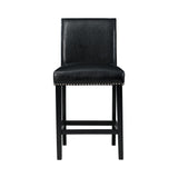 Meridian Black Counter Side Chair (Set of 2) - Ornate Home