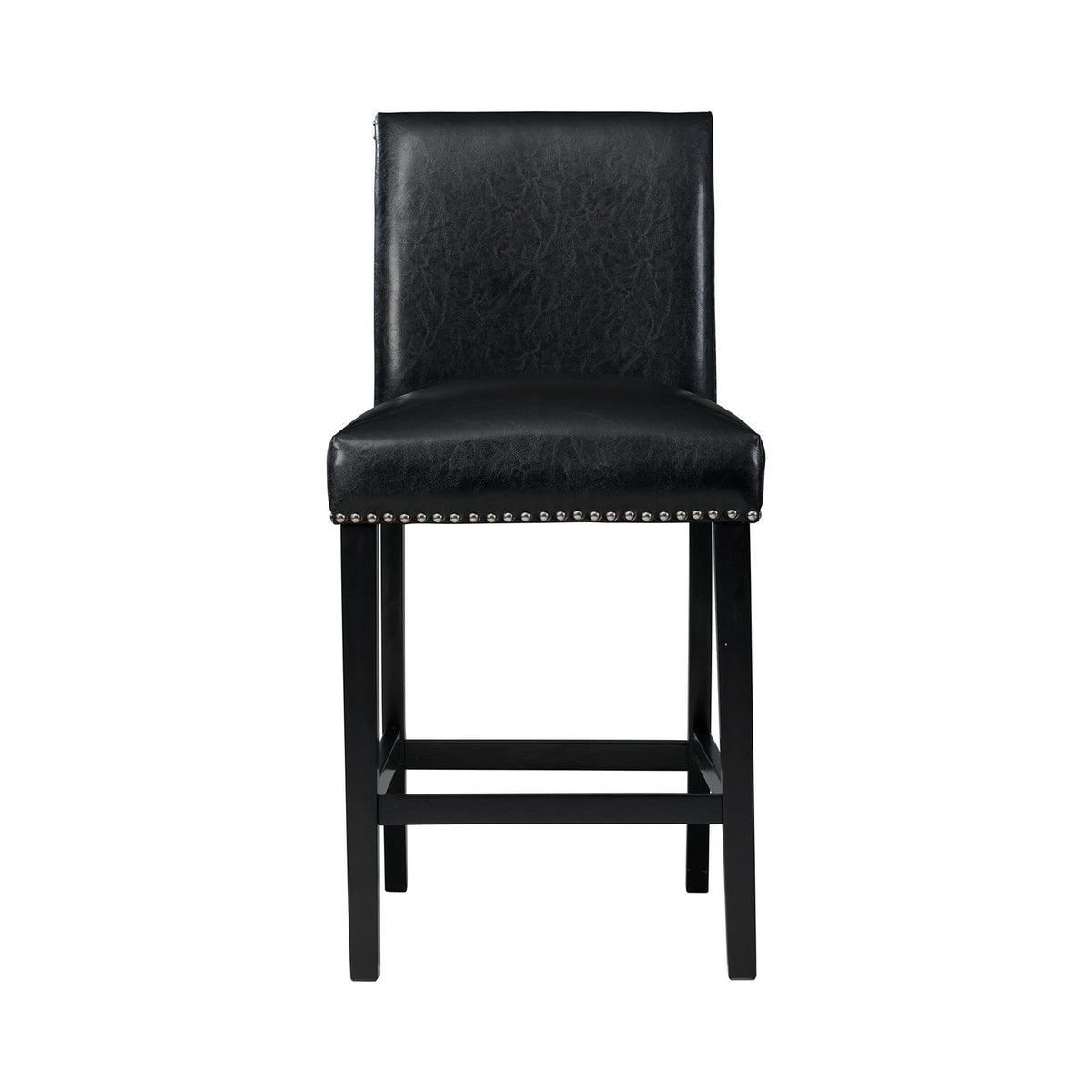Meridian Black Counter Side Chair (Set of 2) - Ornate Home