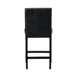 Meridian Black Counter Side Chair (Set of 2) - Ornate Home