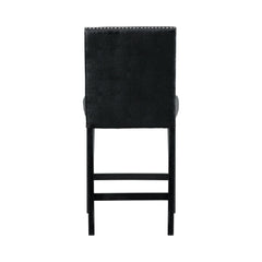 Meridian Black Counter Side Chair (Set of 2) - Ornate Home