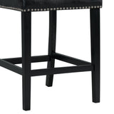 Meridian Black Counter Side Chair (Set of 2) - Ornate Home