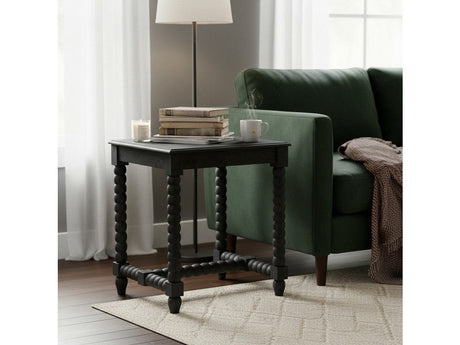 Meridian Black End Table - Ornate Home