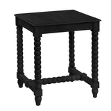 Meridian Black End Table - Ornate Home
