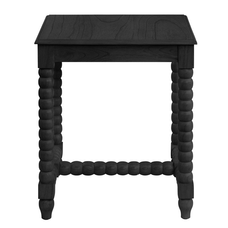 Meridian Black End Table - Ornate Home