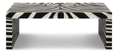 Meridian Brown Bone Inlay Cocktail Table - Ornate Home