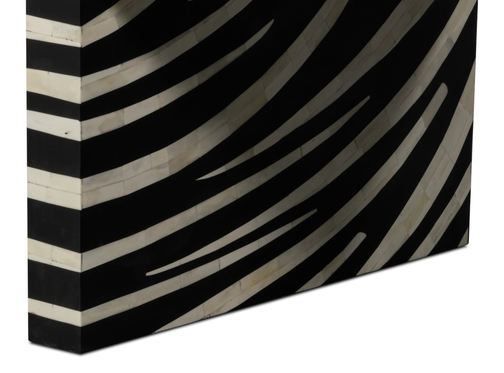 Meridian Brown Bone Inlay Cocktail Table - Ornate Home