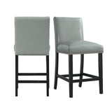Meridian Grey Counter Side Chair (Set of 2) - Ornate Home