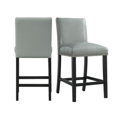 Meridian Grey Counter Side Chair (Set of 2) - Ornate Home