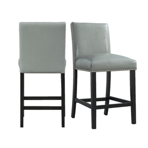 Meridian Grey Counter Side Chair (Set of 2) - Ornate Home