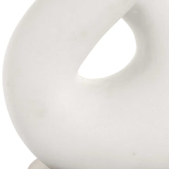 Meridian Ivory Stone Table Lamp - Ornate Home