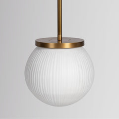 Meridian Milk Glass 10" Pendant