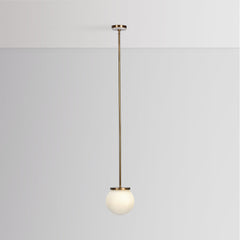 Meridian Milk Glass 10" Pendant
