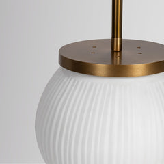 Meridian Milk Glass 10" Pendant