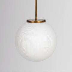 Meridian Milk Glass 16" Pendant
