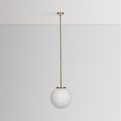 Meridian Milk Glass 16" Pendant