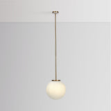 Meridian Milk Glass 16" Pendant