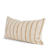 Merrick Natural Beige/Orange 14x26 Lumbar Decorative Pillow Cover - Ornate Home