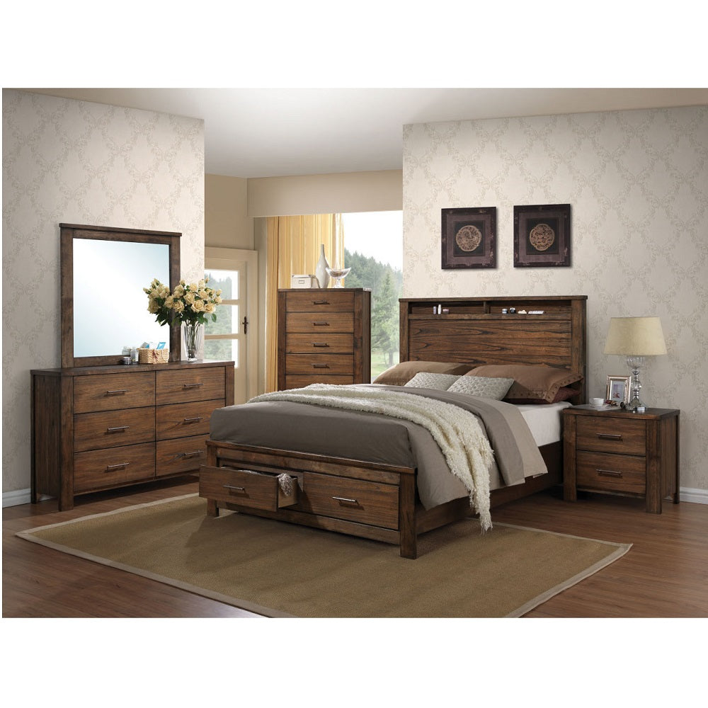 Merrilee 2Drawer Nightstand in Oak 21683 - Ornate Home
