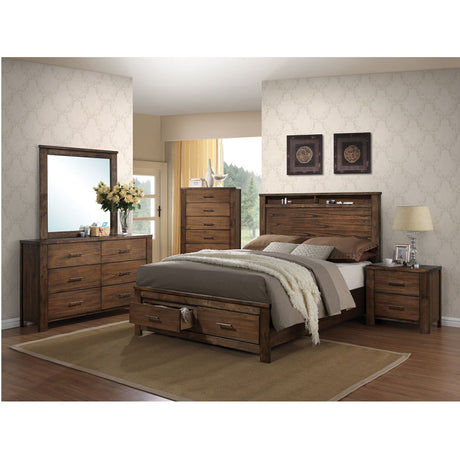 Merrilee 2Drawer Nightstand in Oak 21683 - Ornate Home