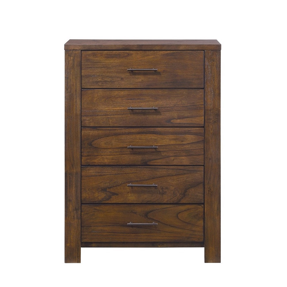 Merrilee 5Drawer Chest in Oak 21686 - Ornate Home