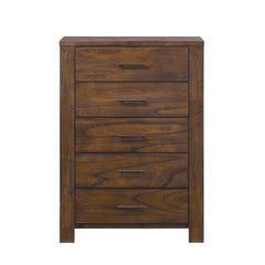 Merrilee 5Drawer Chest in Oak 21686 - Ornate Home
