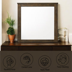 Merrilee Landscape Mirror in Oak 21684 - Ornate Home