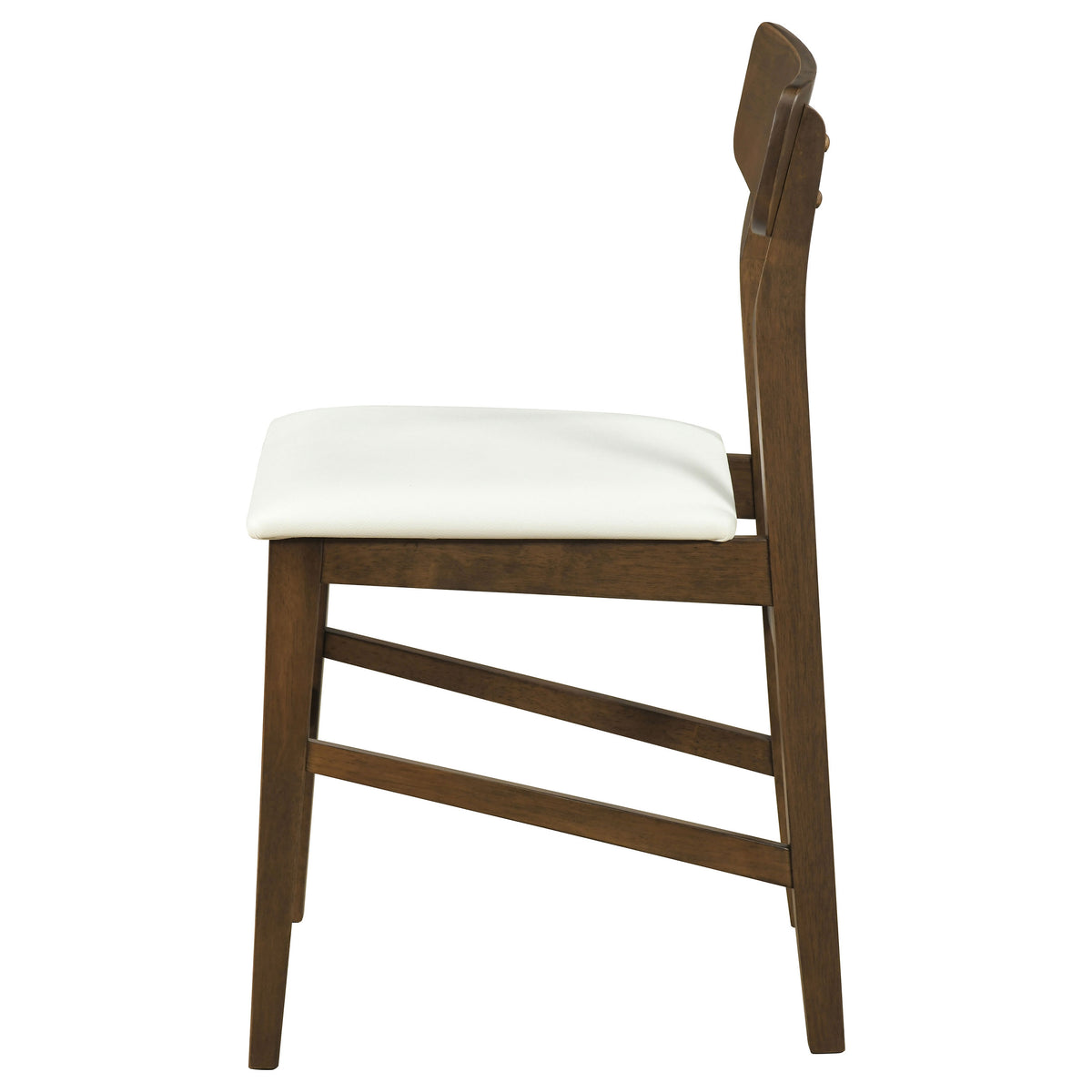 Merrin White And Walnut Dining Side Chair Off (Set Of 2) - Ornate Home