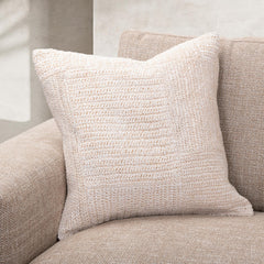 Merrit Ivory 20"x20" Throw Pillow (Set of 2)