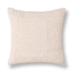 Merrit Ivory 20"x20" Throw Pillow (Set of 2)