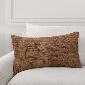 Merritt Amber Brown 14"x26" Throw Pillow (Set of 2)