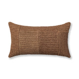 Merritt Amber Brown 14"x26" Throw Pillow (Set of 2)