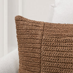 Merritt Amber Brown 14"x26" Throw Pillow (Set of 2) - Ornate Home