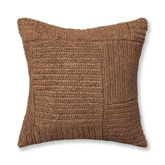 Merritt Amber Brown 22"x22" Throw Pillow (Set of 2) - Ornate Home