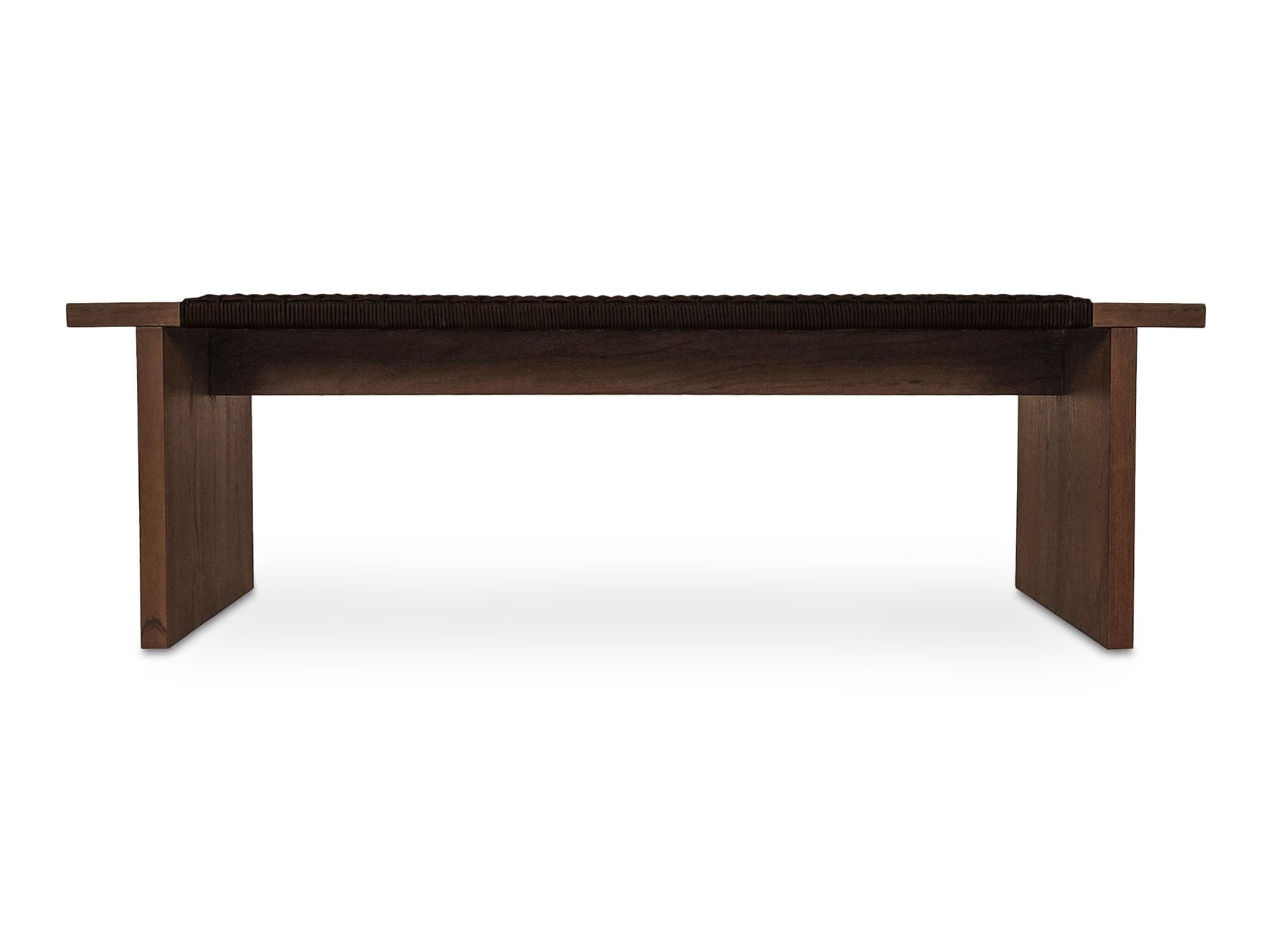 Merritt Dark Brown Outdoor Bench - Ornate Home