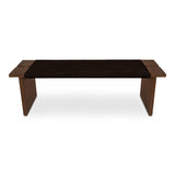 Merritt Dark Brown Outdoor Bench - Ornate Home