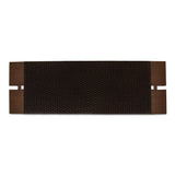 Merritt Dark Brown Outdoor Bench - Ornate Home