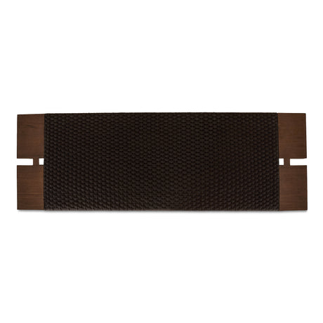 Merritt Dark Brown Outdoor Bench - Ornate Home